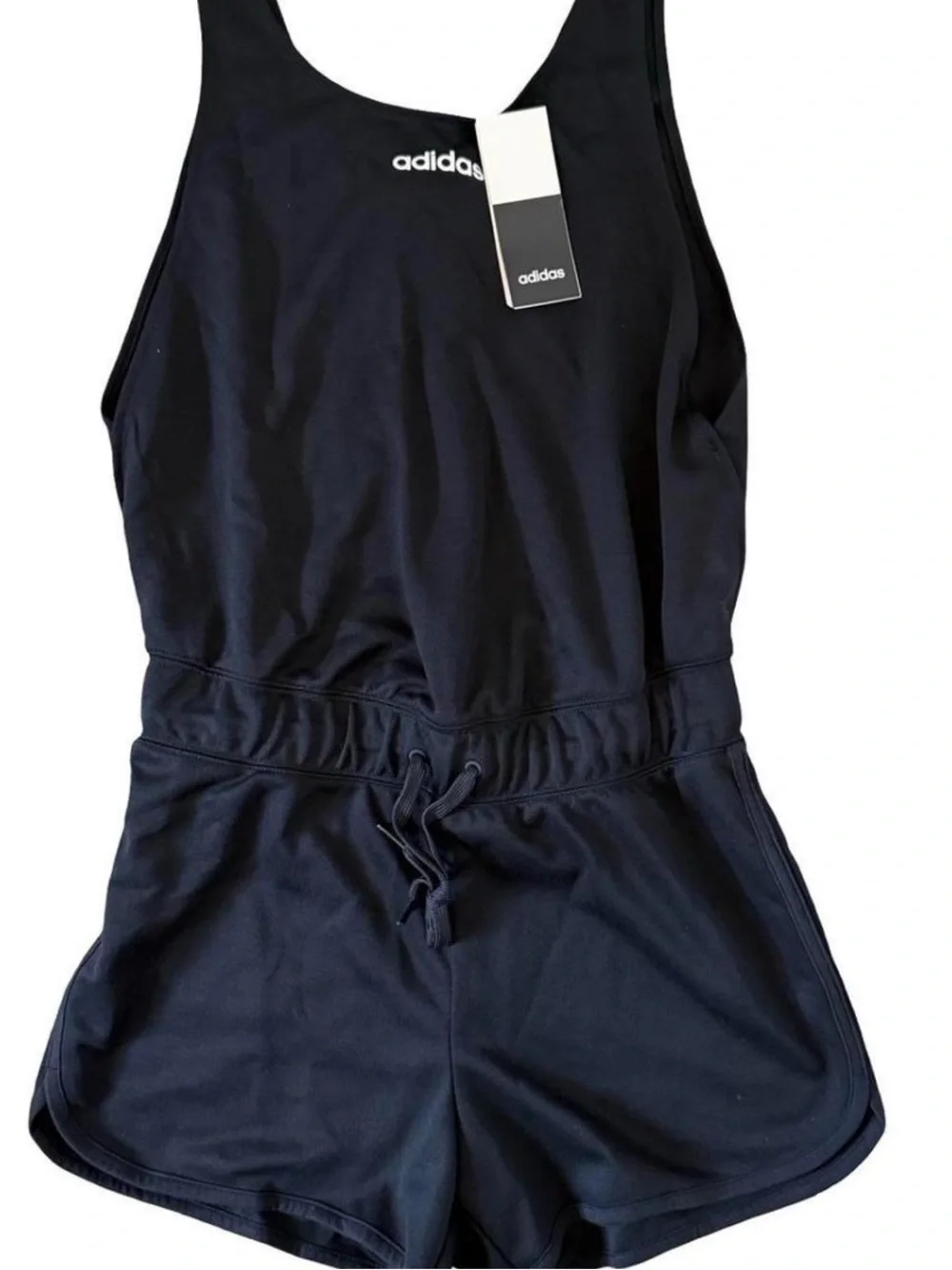 adidas Black One-Piece Athletic Romper